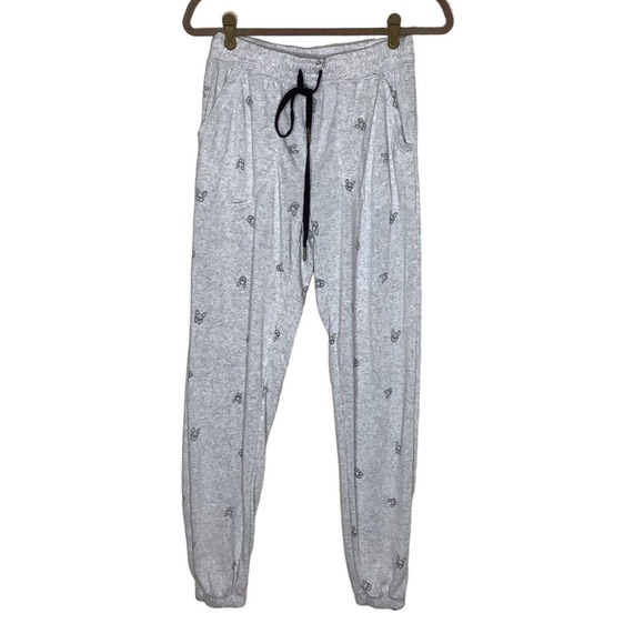 P.J. Salvage Other - PJ Salvage Pajama Pants Womens Small Gray Joggers French Bulldog Boston Terrier
